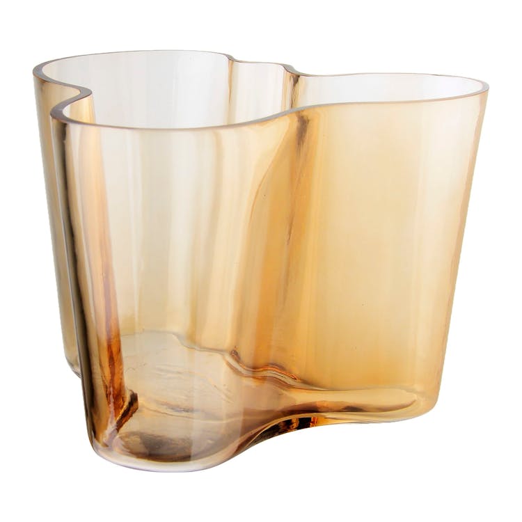 null | Siv Clear Brown Vase (Small)