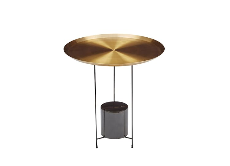 null | Pendulam Round End Table