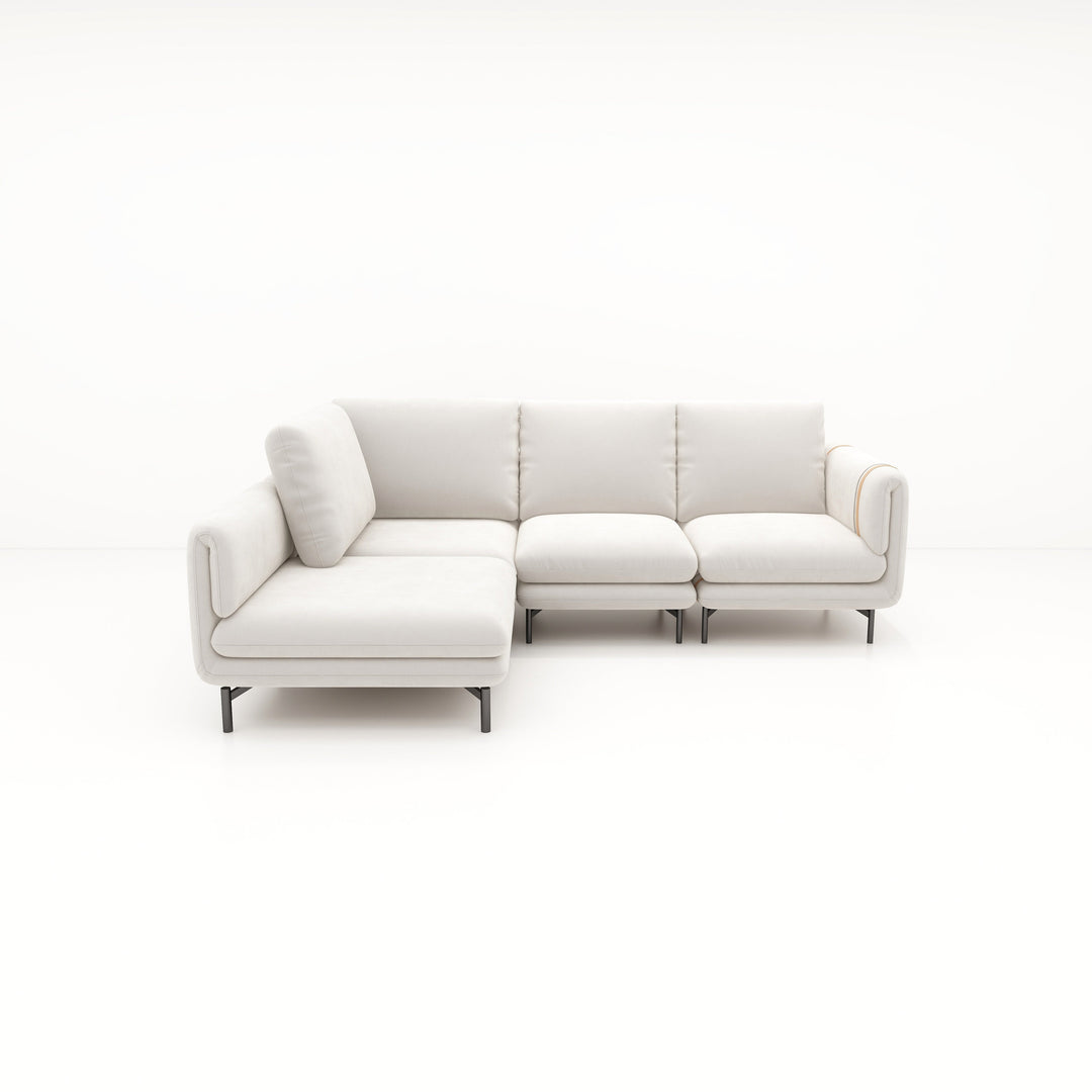 Creme II Sofa 2.5L + Chaise Left (Set)