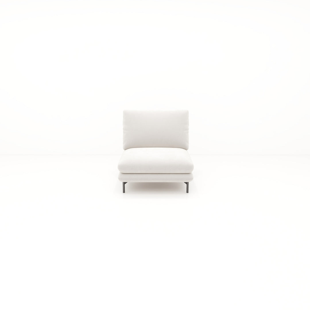 Creme II Sofa 1-Seater Armless