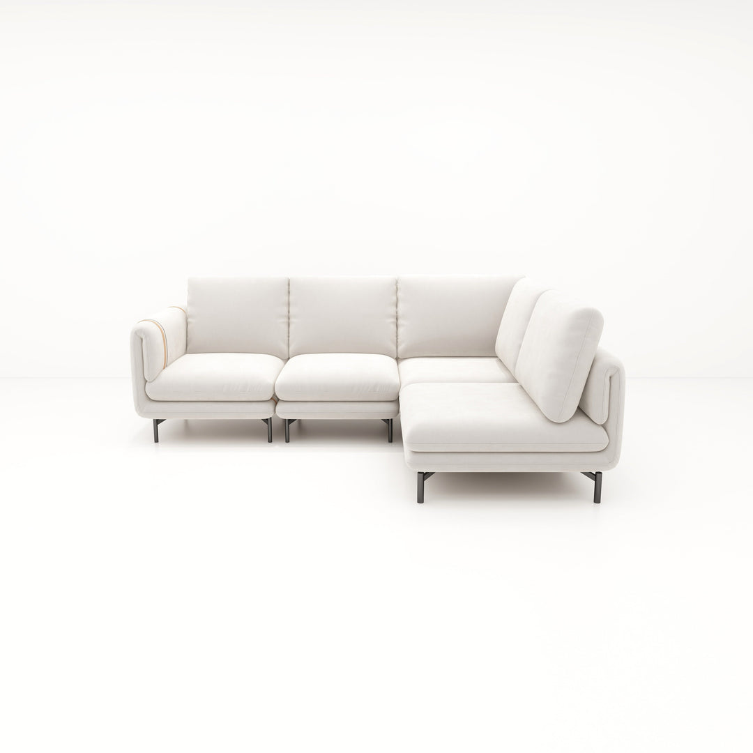 Creme II Sofa 2.5L + C3 Chaise Right (Set)