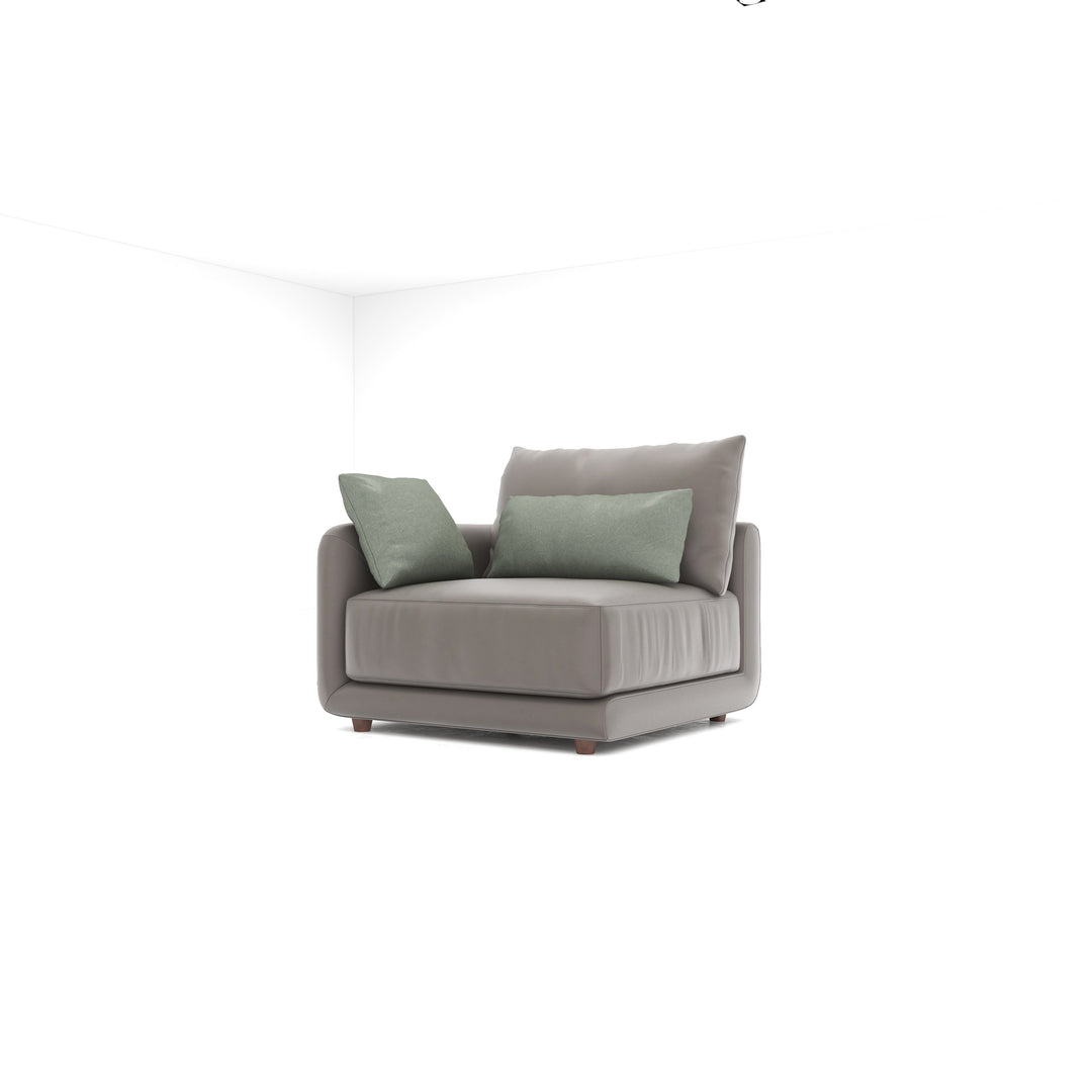 Laurent Sofa 1-Seater with 1 Arm Left